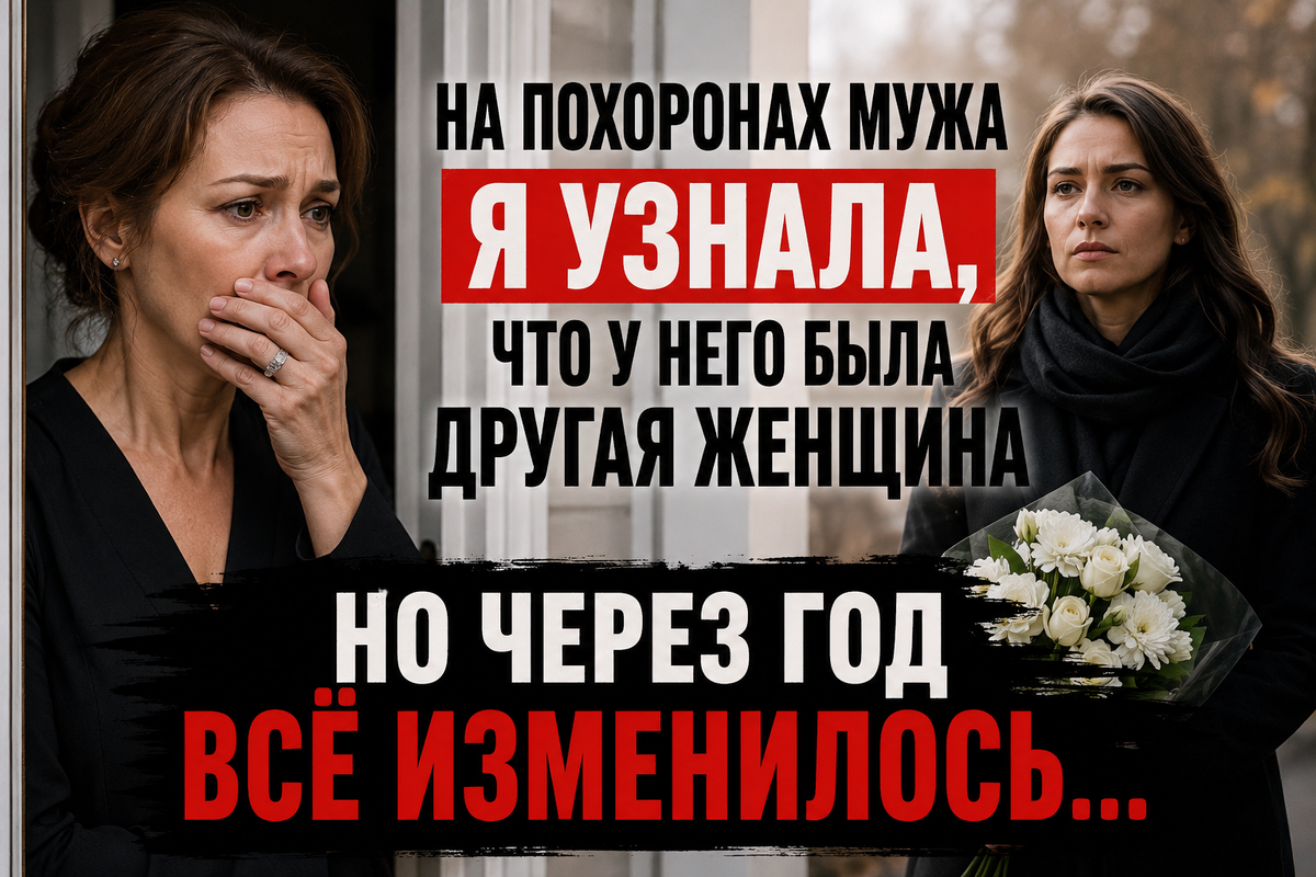 На похоронах мужа я узнала, что у него была другая семья...