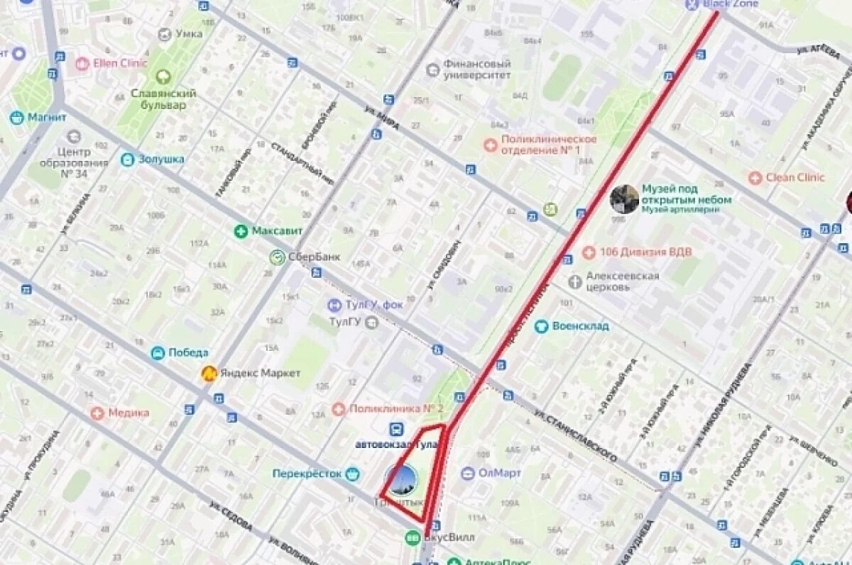    В Туле с 21 на 22 июня на пл. Победы и части пр. Ленина ограничат движение