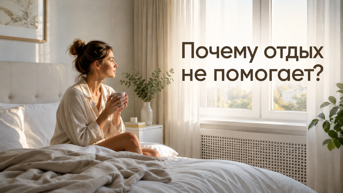 Только проснулась, а сил уже нет