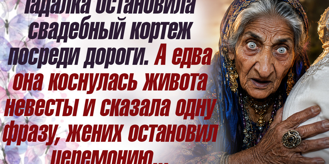 Гадалка остановила свадебный кортеж посреди дороги. А едва она коснулась живота невесты и сказала одну фразу, жених остановил церемонию.