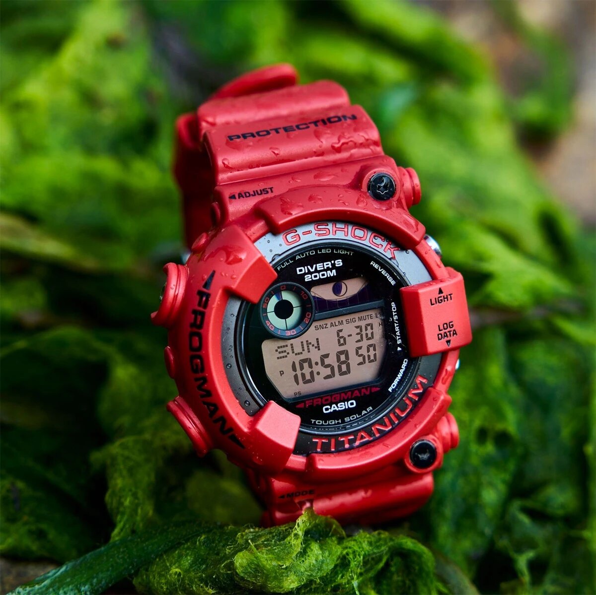Биопластик в корпусе и ремешке G-Shock GW-8230NT-4E сделан из растительных культур