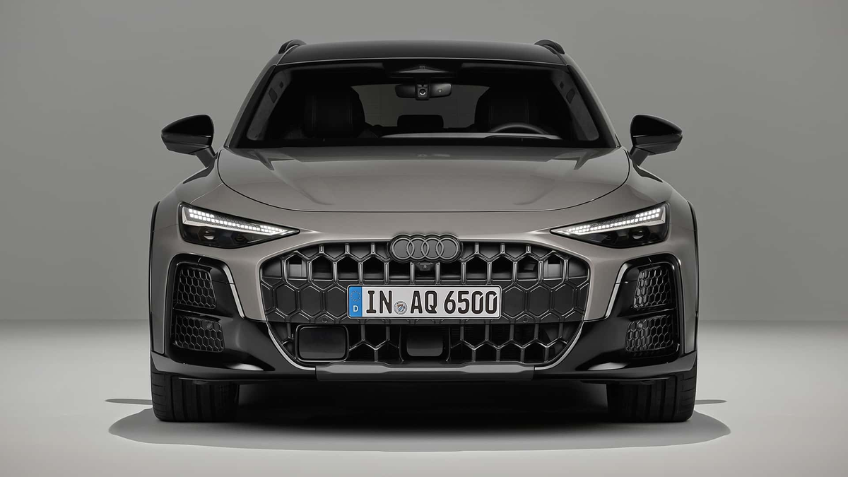 Детали оформления передней части Audi A6 Allroad