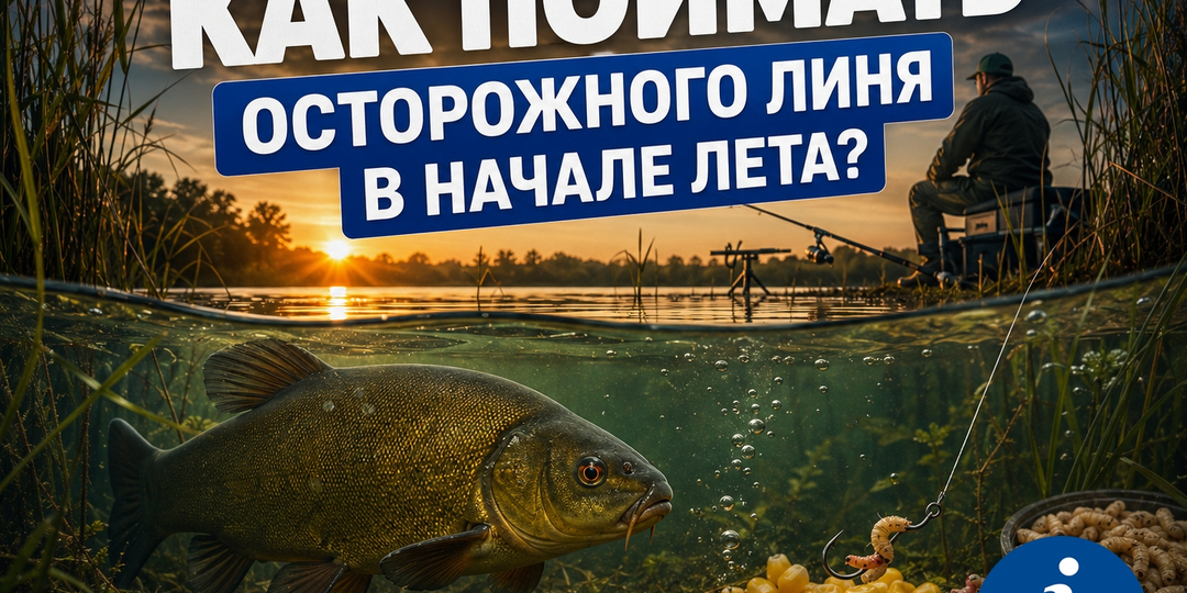 Тактика ловли линя в начале лета