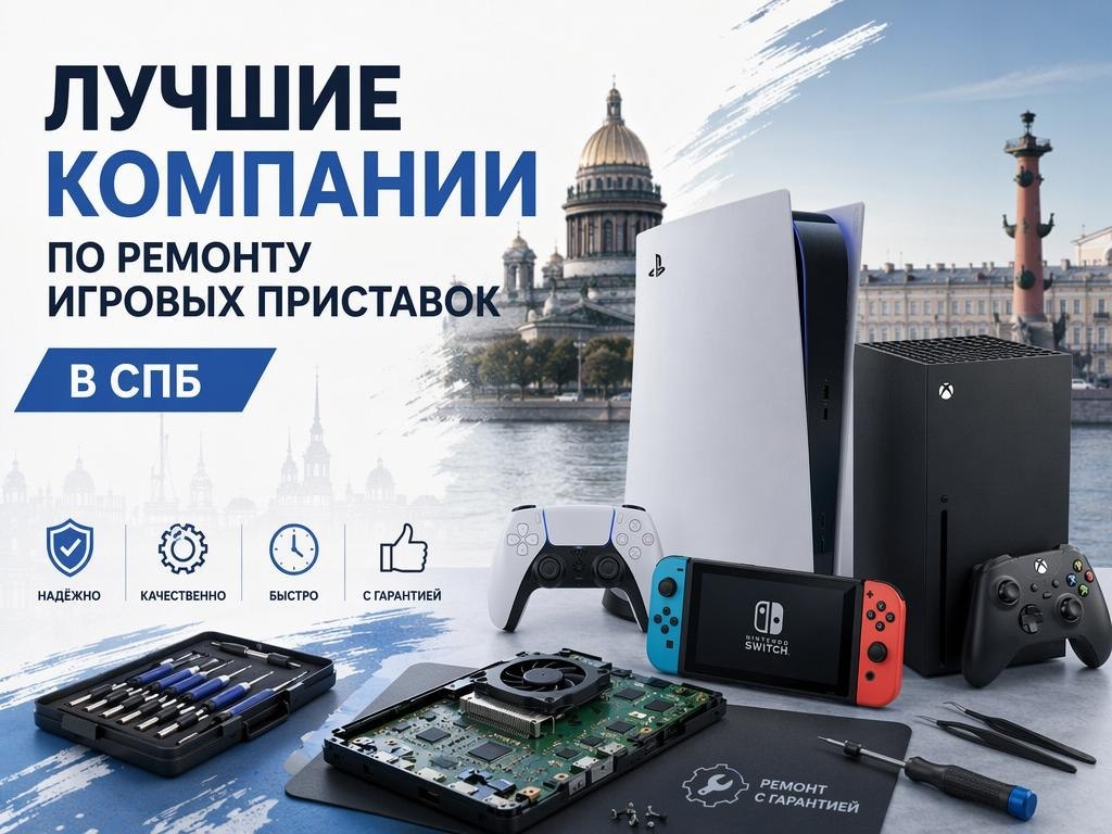 Лучшие компании по ремонту игровых приставок 2026