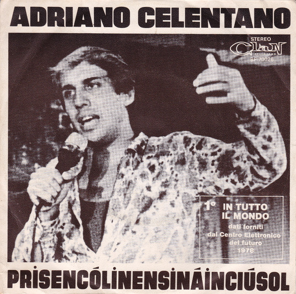 Обложка сингла Celentano «Prisencolinensinainciusol»