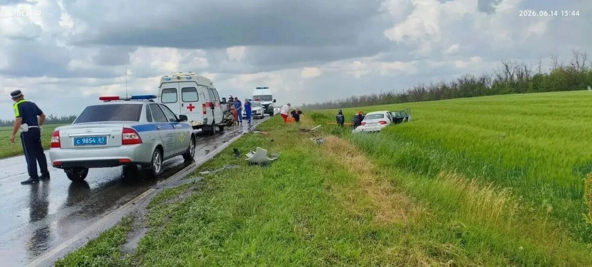    В Ростовской области произошло массовое ДТП с 12 пострадавшими   ДПЧС РО / сайт ДПЧС РО