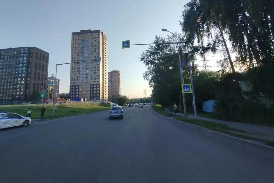    На улице Светлановской в Новосибирске в ДТП пострадала школьница. Фото: ГАИ Новосибирска