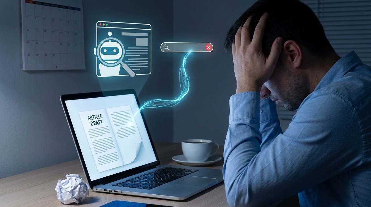Разница между краулингом и рендерингом наглядно. Бот забрал ваш HTML-каркас, но поисковик отказался тратить серверные мощности на добавление статьи в индекс. Ваш ROI заморожен.