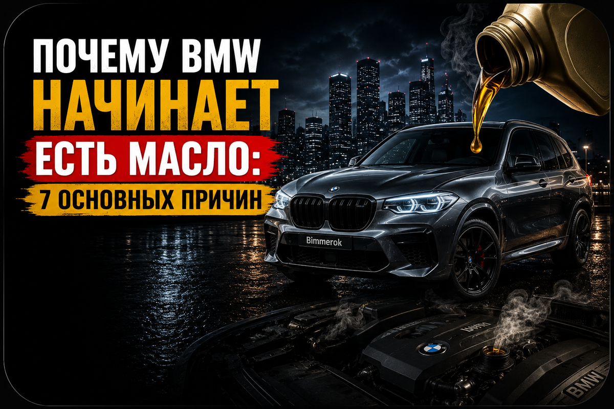 Семь основных причин масложора BMW