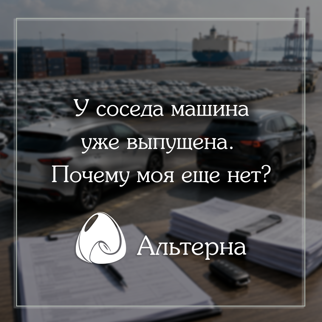 У соседа машина уже выпущена. Почему моя еще нет?