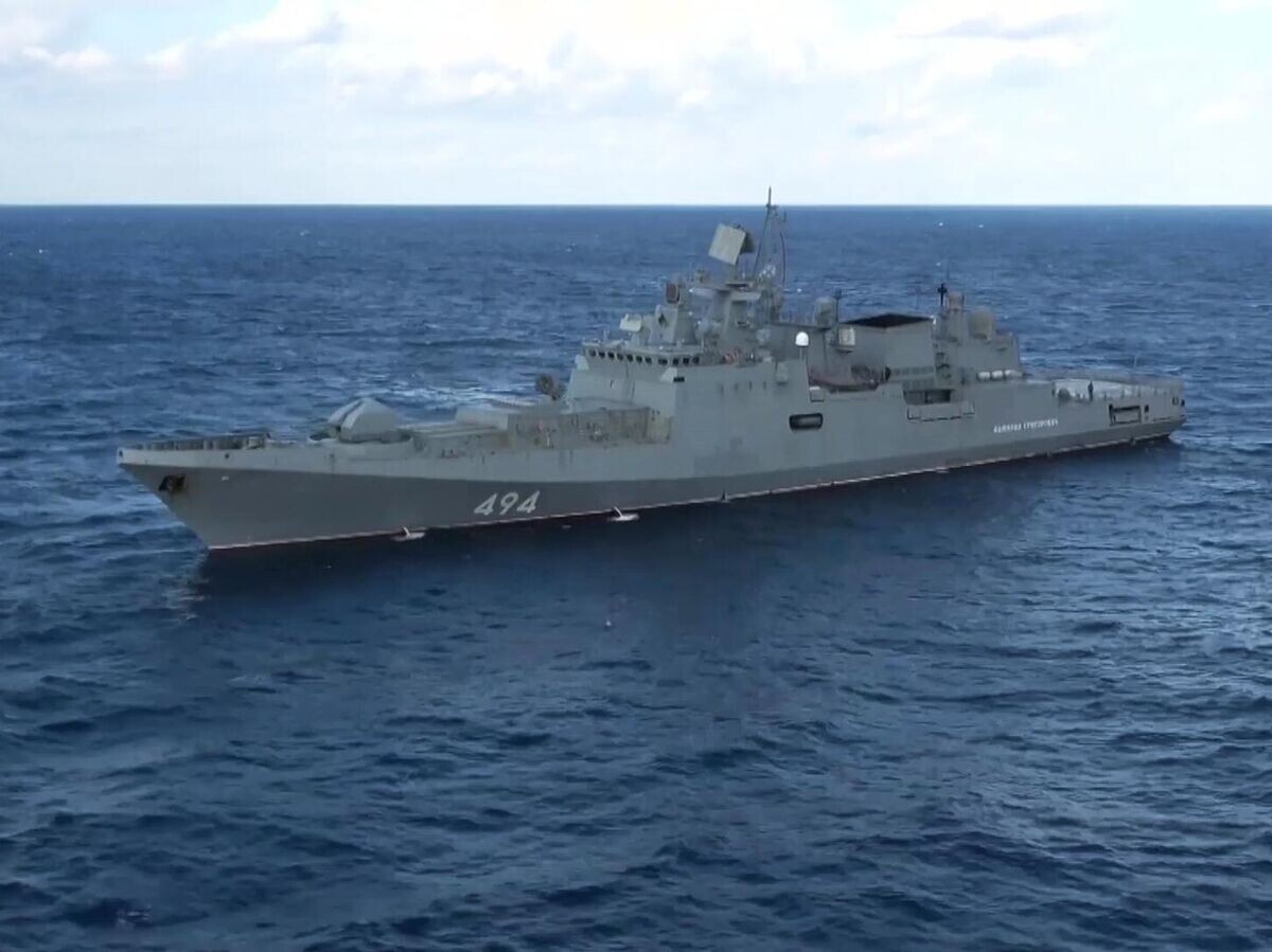    Фрегат "Адмирал Григорович" Черноморского флота ВМФ России© РИА Новости