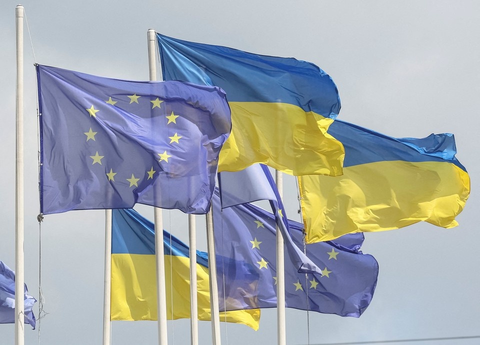    В понедельник 15 июня Евросоюз начал переговоры о вступлении Украины в ЕС REUTERS