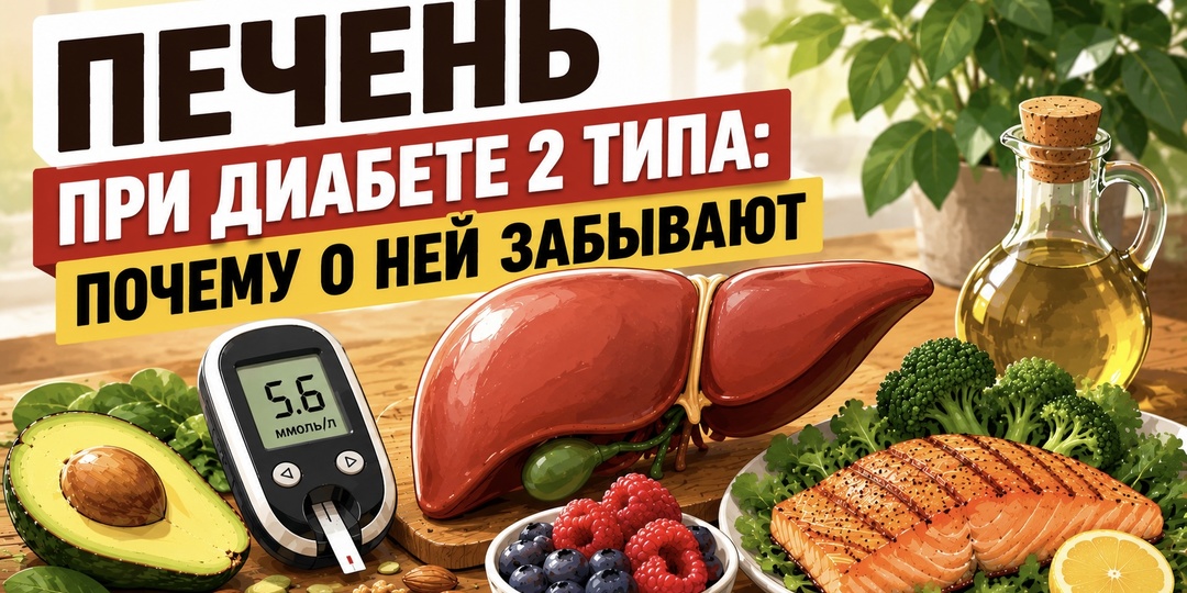 Печень при диабете 2 типа: почему о ней забывают