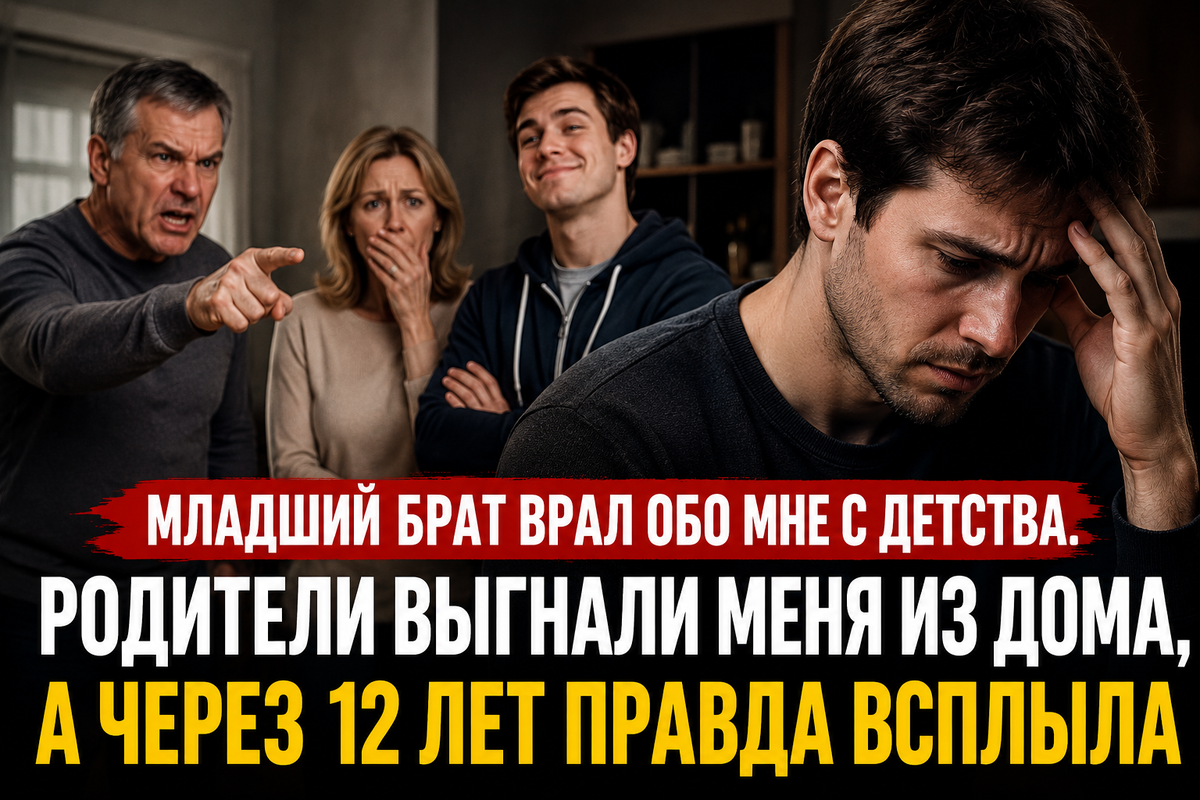 Младший брат разрушил мне жизнь. Родители поверили ему и выгнали меня из дома.

