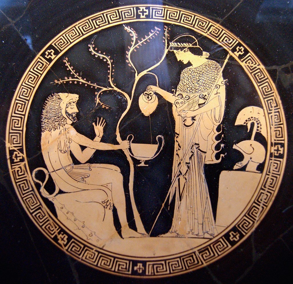 Геракл и Афина, 480 - 470 года до н. э.