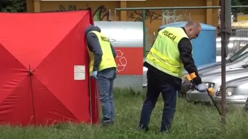    Опубликовано видео с места убийства Семена Скрепецкого в Польше. Скриншот видео Reuters