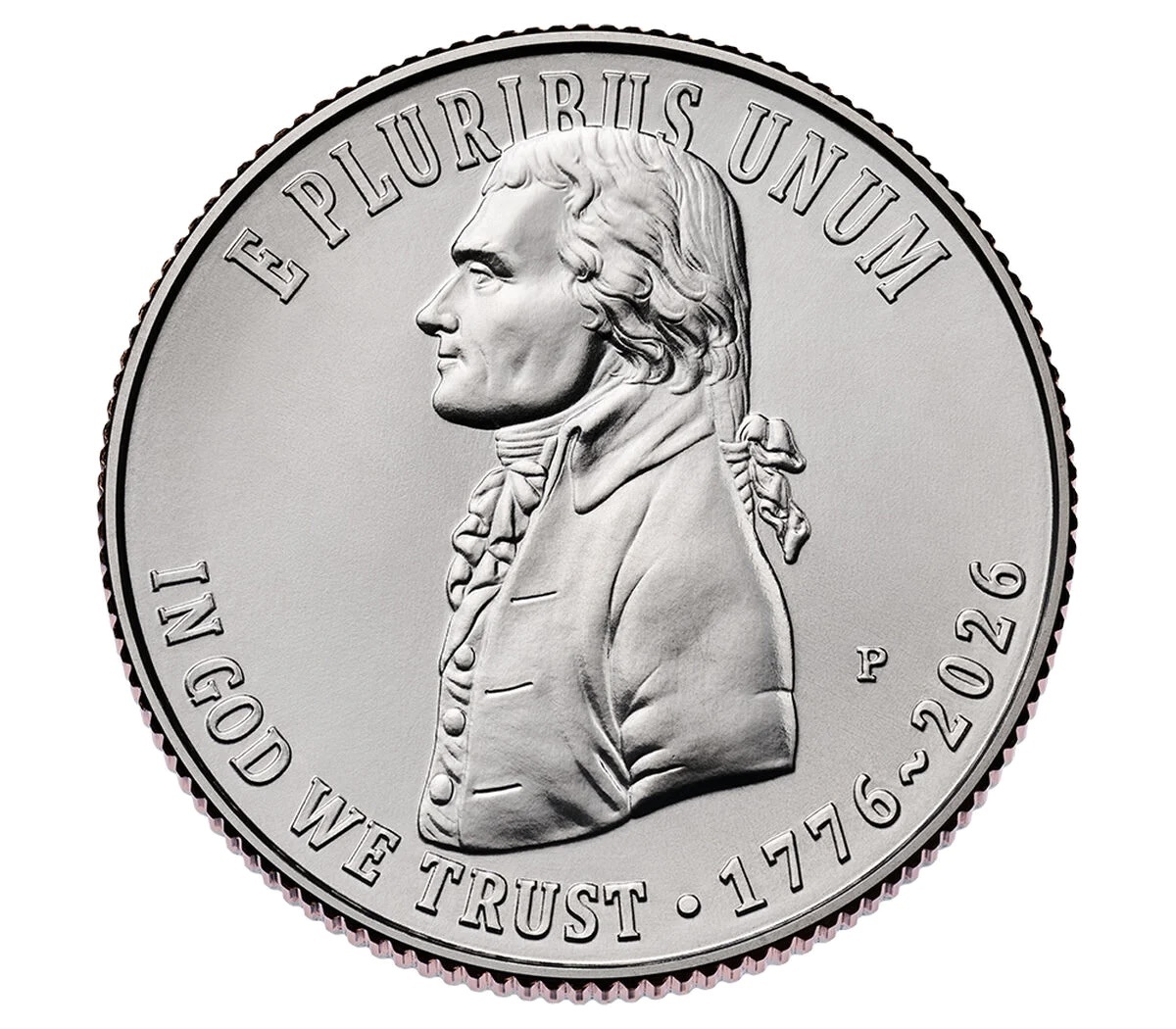 25 центов США 2026 года «Декларация независимости США» (аверс). Источник: usmint.gov