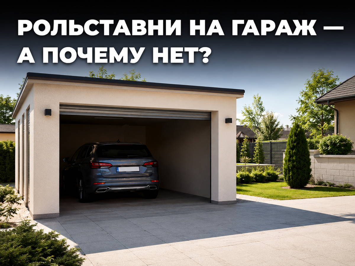 Можно ли ставить рольставни на гараж