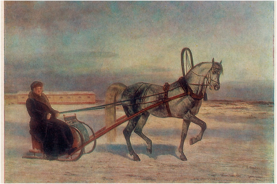 Н. Е. Сверчков. «Граф А. Г. Орлов-Чесменский на Барсе».