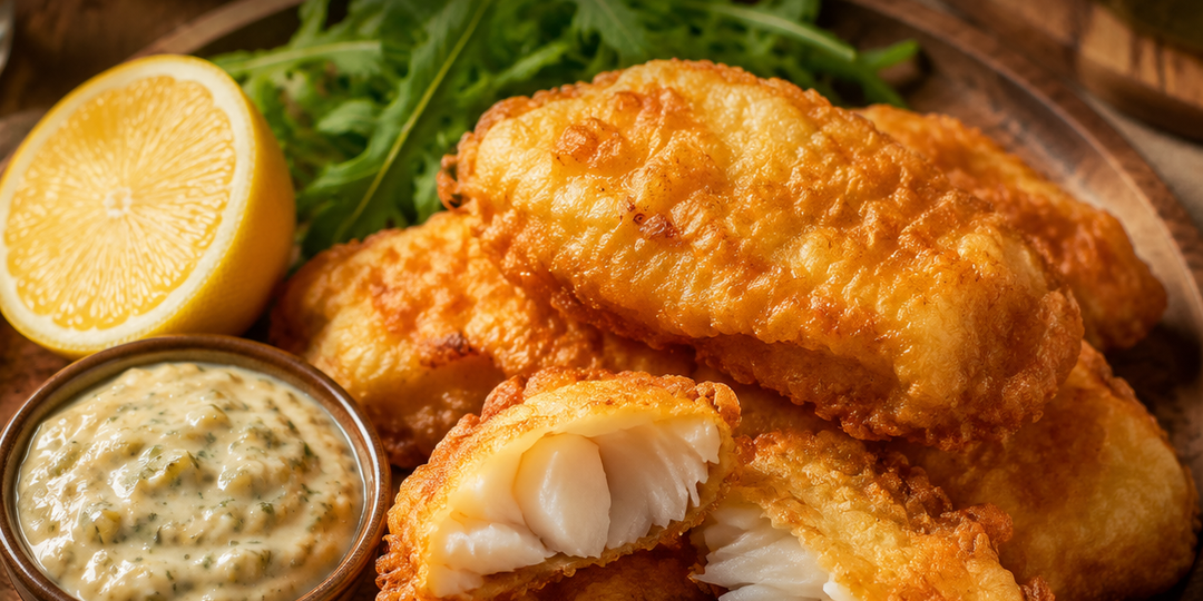 Нежная треска в в кляре с хрустящей корочкой