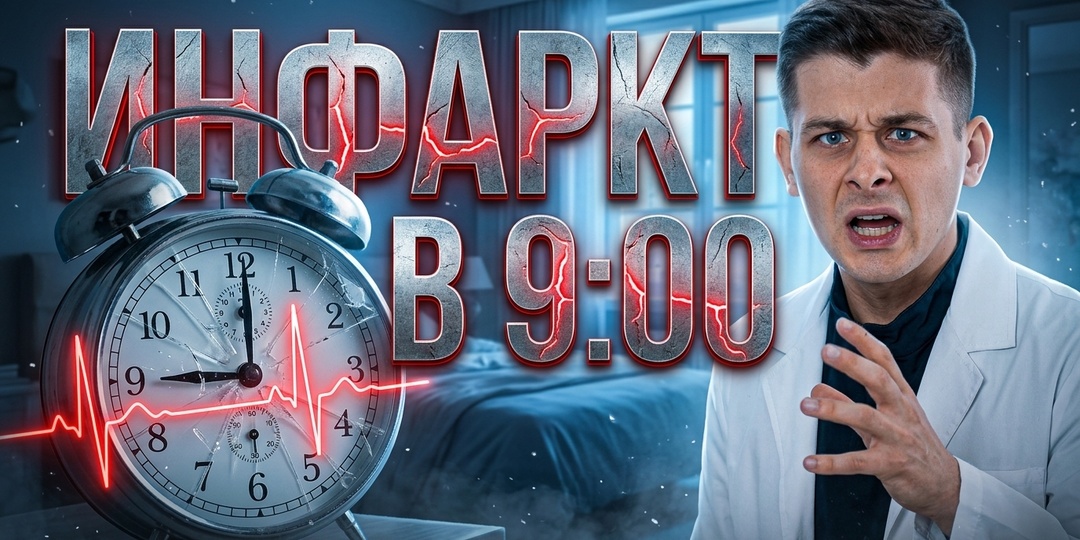 Опасные часы: почему инфаркты чаще всего случаются на рассвете и как защитить себя вечером