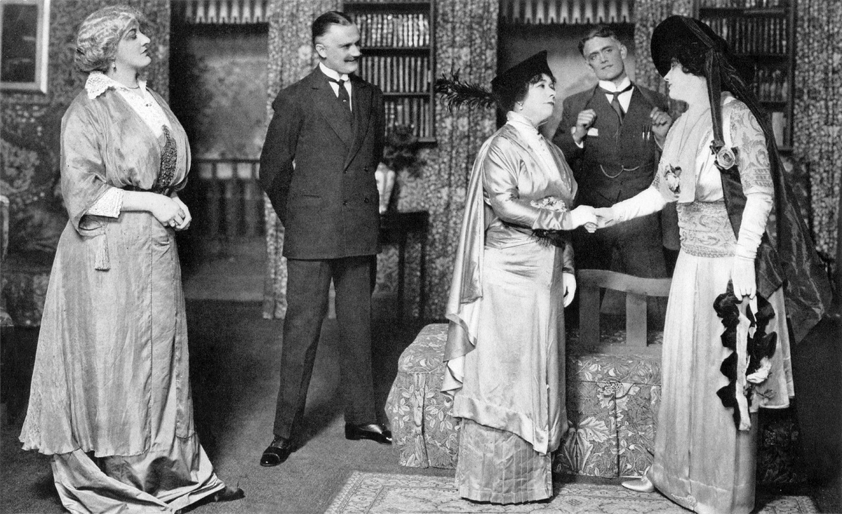 Бродвейская постановка пьесы Джорджа Бернарда Шоу «Пигмалион», 1914 год 