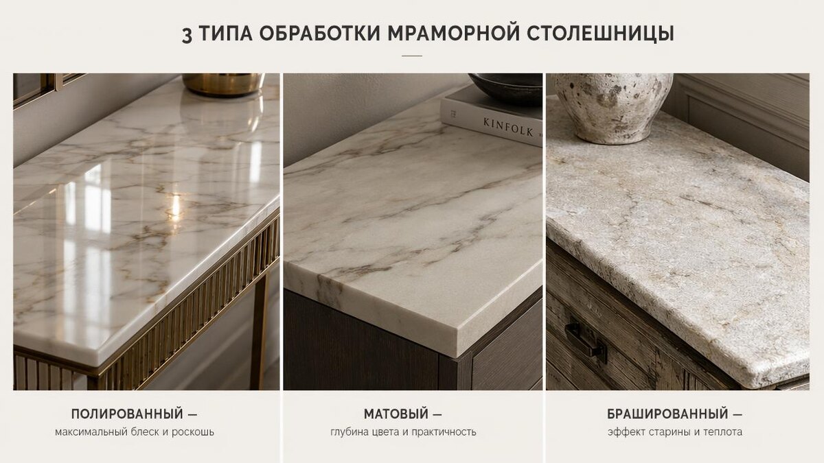 Толщина мраморной столешницы