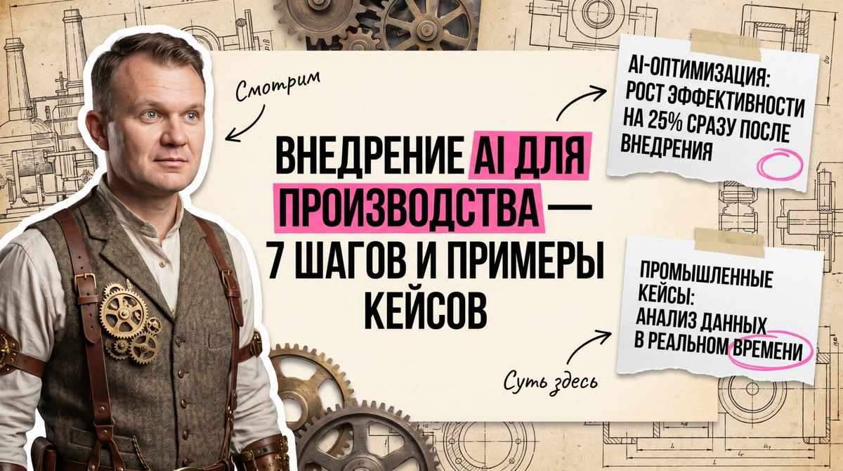    Искусственный интеллект помогает оптимизировать производственные процессы. Юрий Горбачев