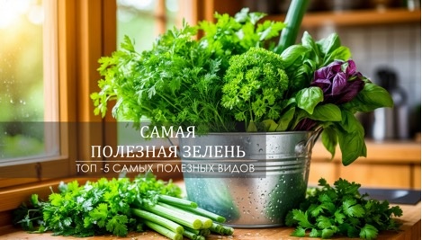 САМАЯ ПОЛЕЗНАЯ ЗЕЛЕНЬ. ВЕЛИКОЛЕПНАЯ СЕМЕРКА