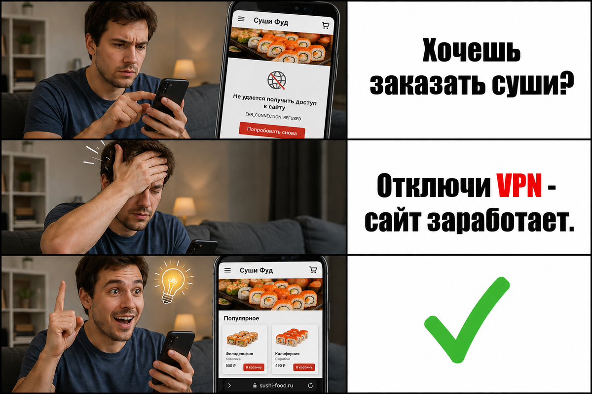 Почему продажи сайтов падают из-за VPN? Новое поведение клиентов