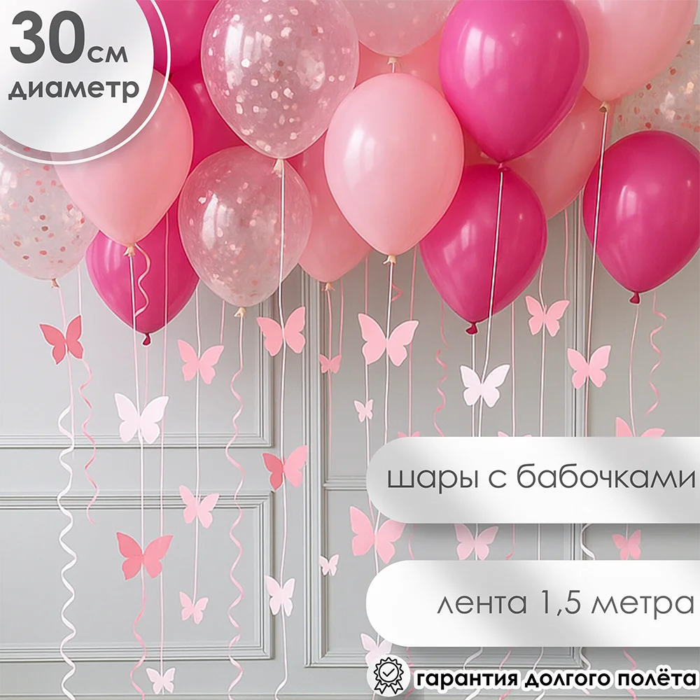 Латексные шары под потолок. OnlyShar.ru