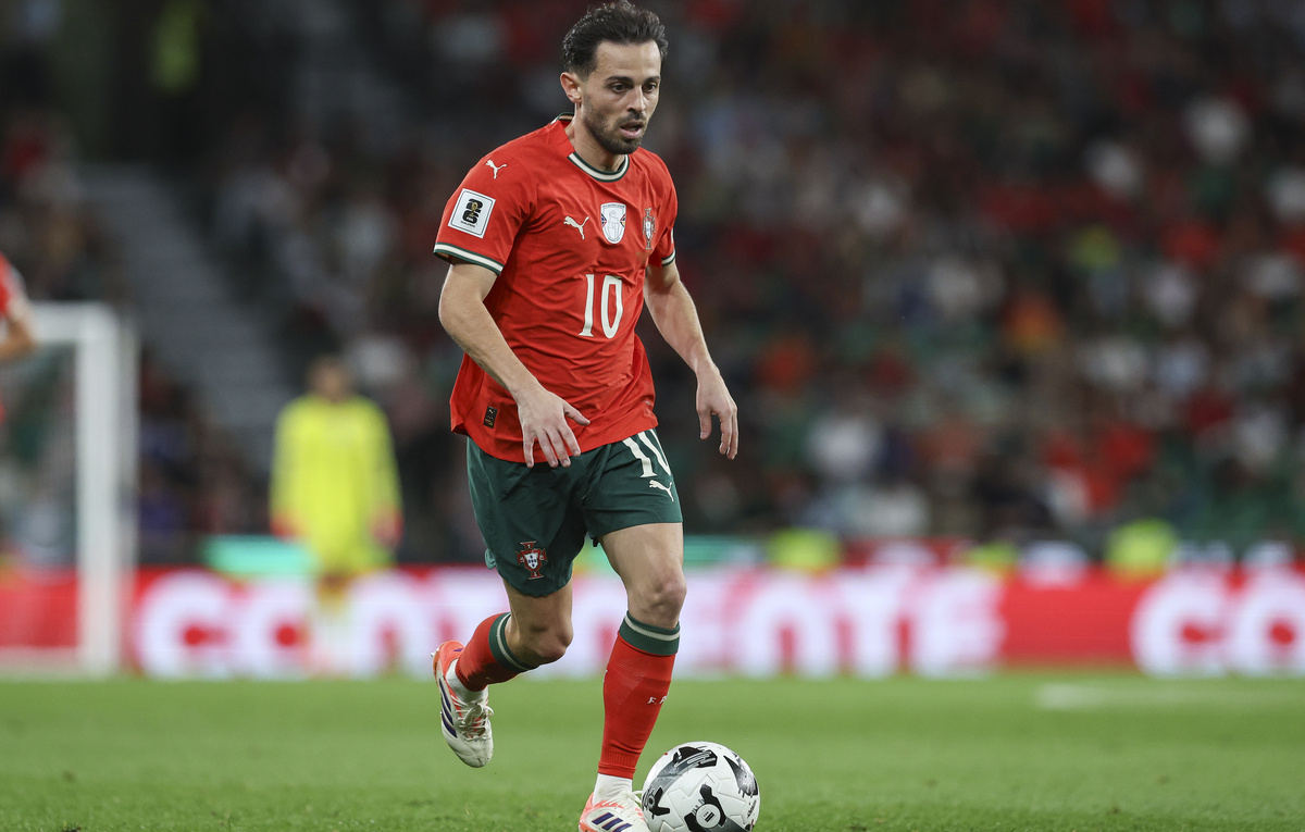    Полузащитник сборной Португалии Бернарду Силва  Carlos Rodrigues/Getty Images