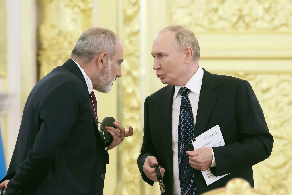 Из открытых источников в интернете. Н.Пашинян и В. Путин. 