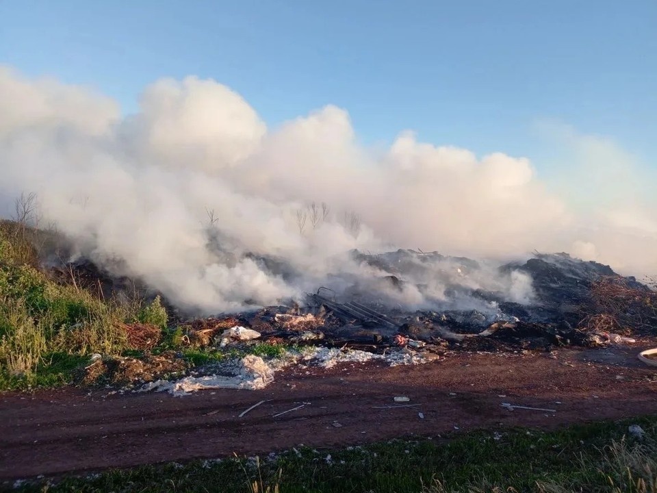    Возгорание ликвидировали. Фото: Департамент ПБ и ГЗ