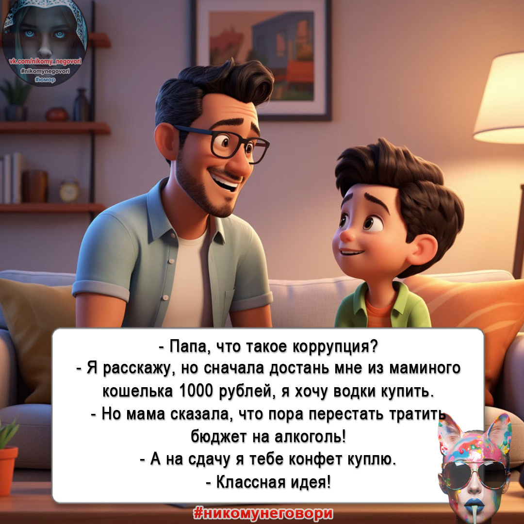 Папа, что такое коррупция