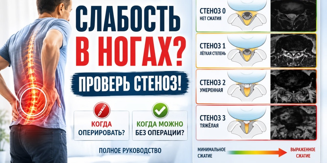 Стеноз позвоночника: почему болят ноги, когда виноват не диск.