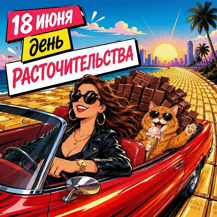 18 июня - День расточительства! podarokplus.ru
