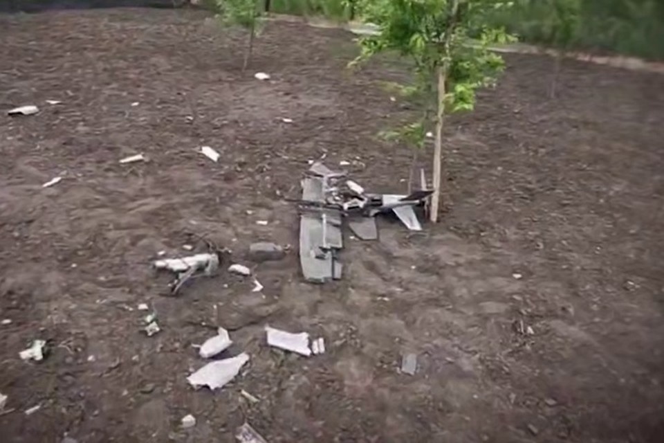    В Донецке сбили БПЛА ВСУ «Хорнет», которым пытались ударить по мирным жителям. Фото: Штаб обороны ДНР