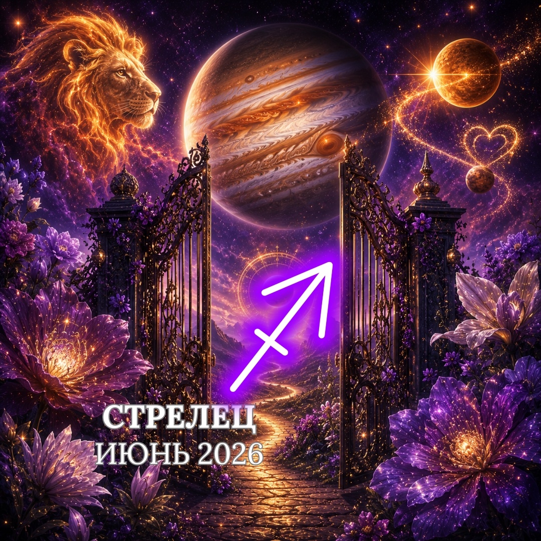 Гороскоп на Июнь 2026 Для Стрельца. Астролог Екатерина Юдина 