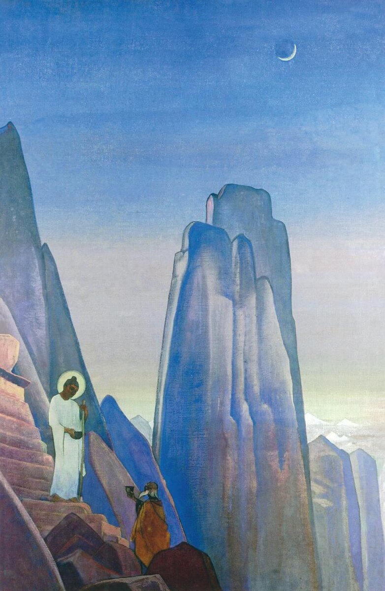 Н.К. Рерих. Будда дающий (Две чаши). 1932