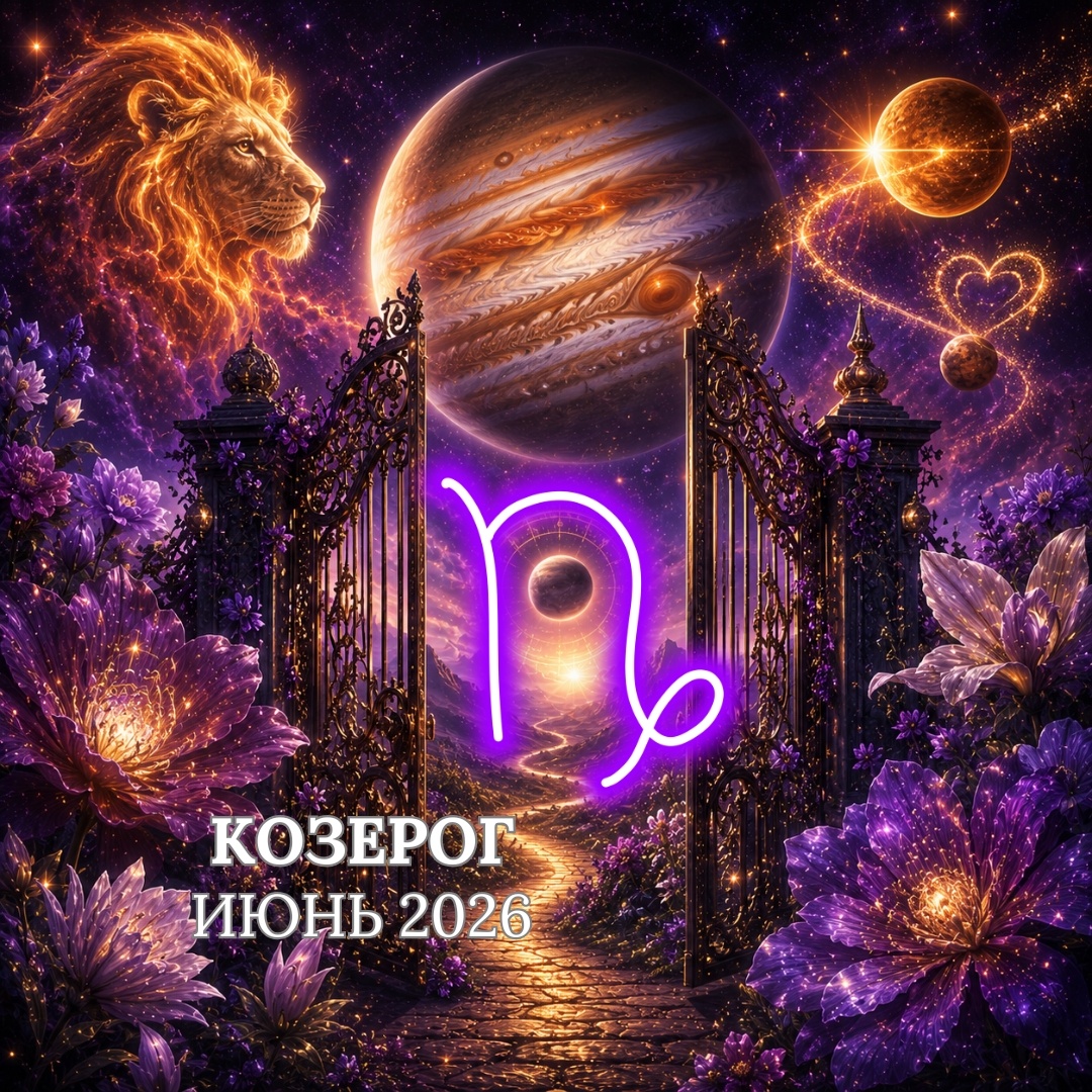 Гороскоп на Июнь 2026 для Козерога. Астролог Екатерина Юдина