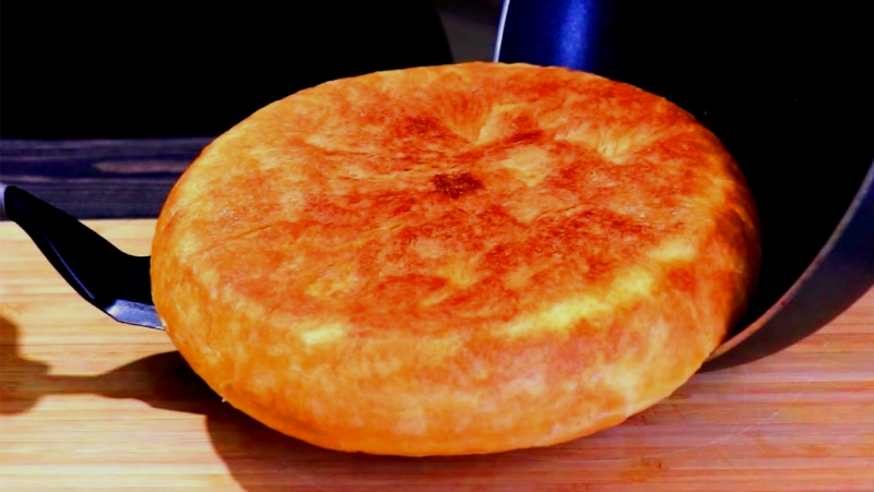 Домашний хлеб на сковородке