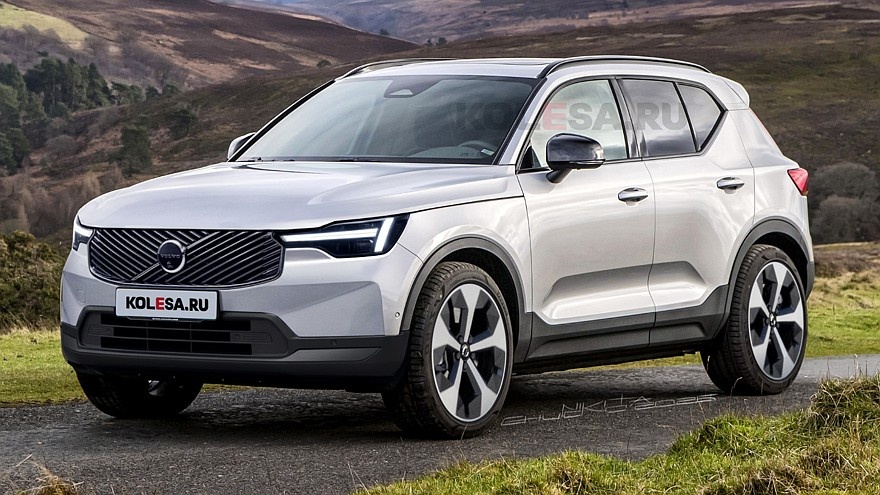   Рендер обновлённого Volvo XC40