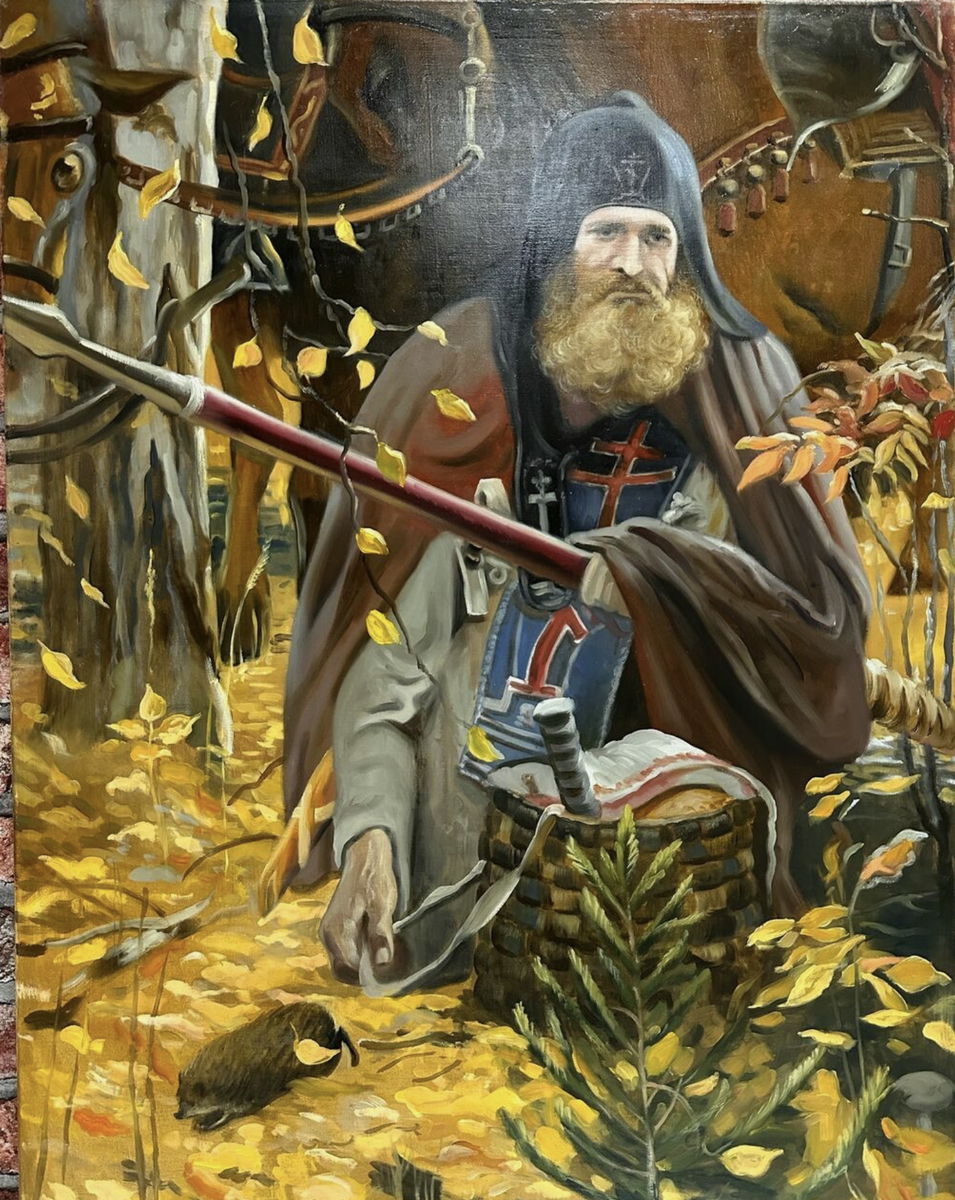 Пересвет перед поединком. Художник П. Рыженко