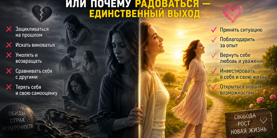 Ошибки брошенной жены. Или почему радоваться - единственный выход
