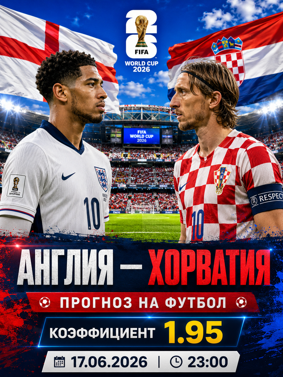 Бесплатный прогноз на футбол: Англия — Хорватия | прогноз на матч и ставки на футбол
