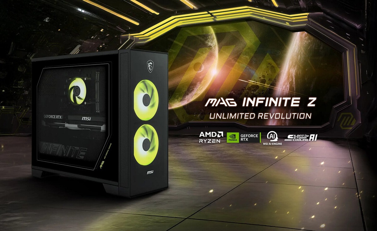    MSI MAG Infinite Z: Ryzen 9000 и RTX 5070 Ti в 25 л