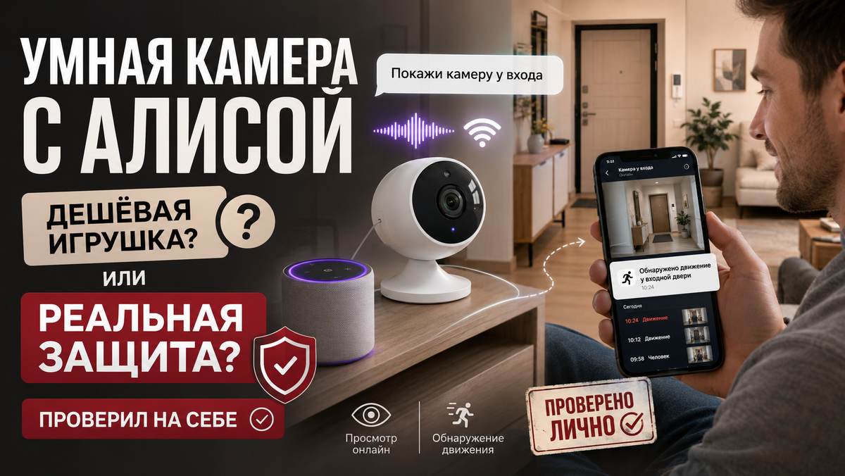 Умная камера с Алисой