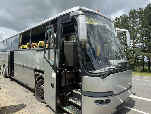 Дрон ВСУ ударил по автобусу с детьми из Беларуси в Брянской области/© Photo : Страница Врио Губернатора Брянской области Егора Ковальчука в Telegram