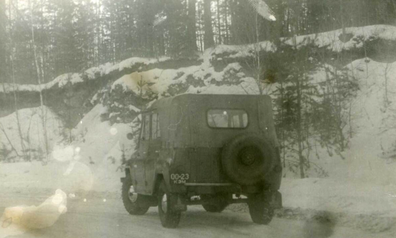 Фото автора. 70 годы двадцатого века. По дороге из Дивногорска.